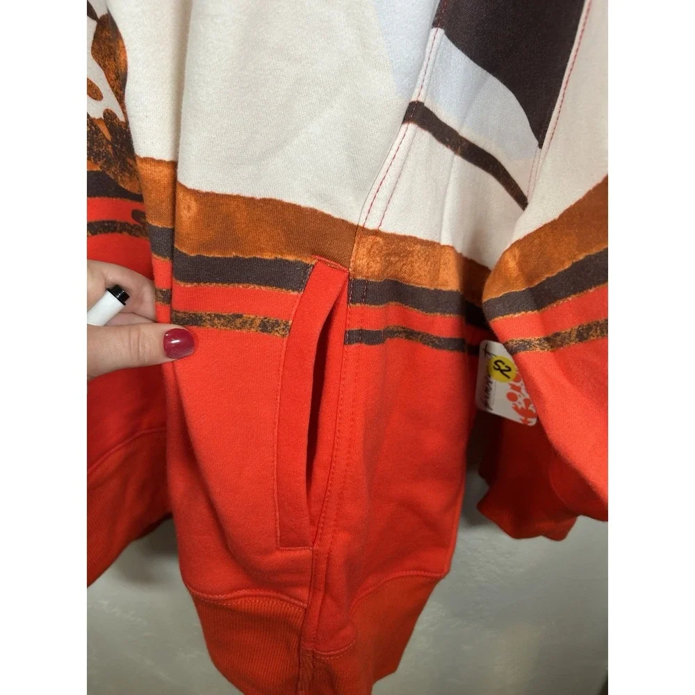 Free People‎ FP Sprint To The Finish Hoodie Oversized Camper Winterber NWT Large - Picture 5 of 11